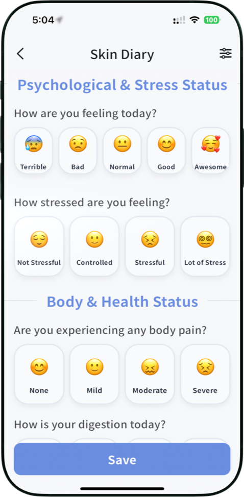 Discover the impact of mood and stress on skin